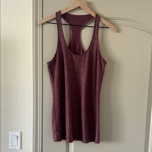 Lululemon Maroon Racerback Tank Top